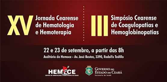 Hemoce inicia jornada científica e simpósio nesta quinta-feira, 22