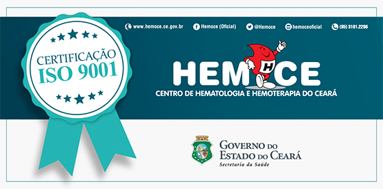 Hemoce conquista nova certificação ISO 9001