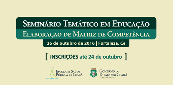 Escola de Saúde Pública inscreve para seminário sobre Educação