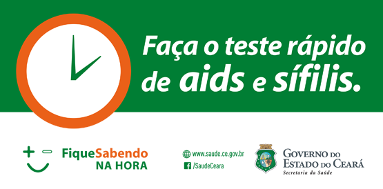 Nesta sexta e sábado tem teste rápido de Aids em Sobral