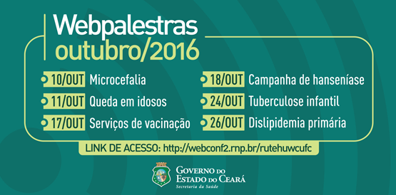 Telessaúde programa seis webpalestras para outubro