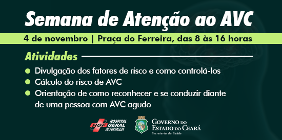 Semana do AVC realiza atividade na Praça do Ferreira