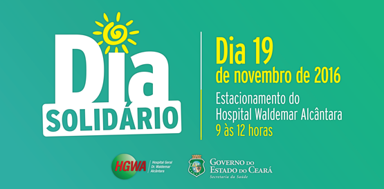 Waldemar Alcântara promove dia solidário neste sábado, 19