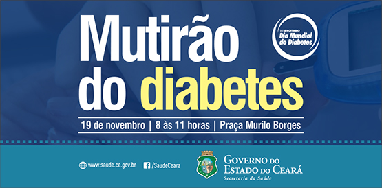 Centro Integrado de Diabetes faz mutirão na praça este sábado (19)
