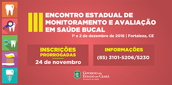 Encontro em saúde bucal tem inscrições prorrogadas até 24 de novembro