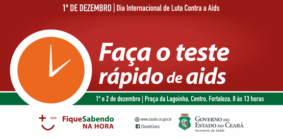 Saúde realiza teste rápido no Dia Mundial de Luta contra Aids