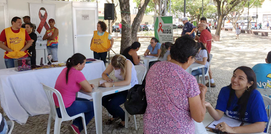 Em dois dias, 260 testes rápidos para HIV são realizados