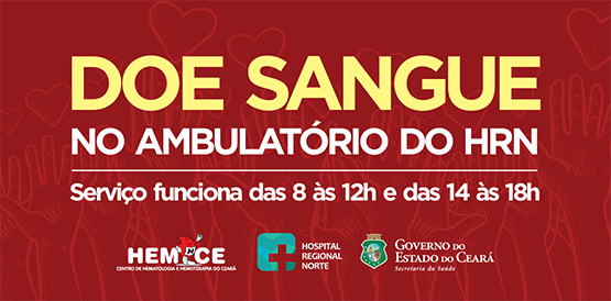 Campanha busca aumentar o número de doações de sangue na zona norte