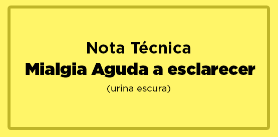 Sesa alerta profissionais para ocorrência de casos suspeitos de mialgia aguda a esclarecer