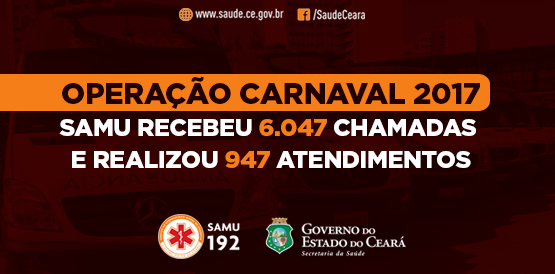 Acidente de moto lidera estatística do SAMU 192 no carnaval