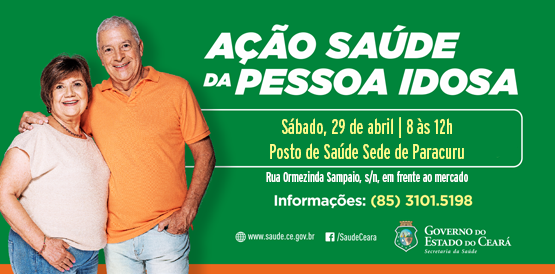 Ação Saúde mobiliza idosos em Paracuru no sábado