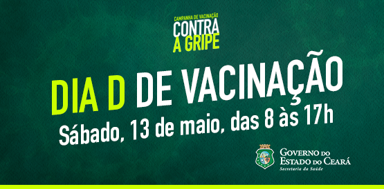 Sábado, 13 de maio, é o Dia D de vacinação contra a gripe