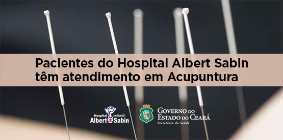Acupuntura ajuda no tratamento de pacientes do Albert Sabin