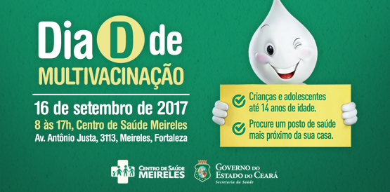 Sábado, 16, é dia de mobilização para multivacinação