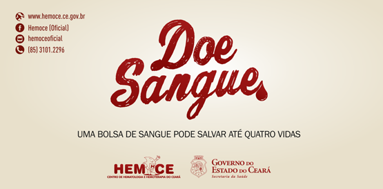 Em dois meses, Hemoce recebe mais de 19 mil doações de sangue
