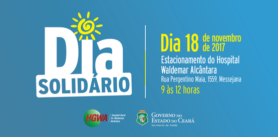 Dia Solidário será em 18 de novembro no HGWA