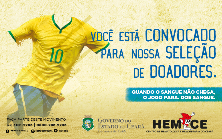 Hemoce celebra Dia Mundial do Doador e lança nova campanha