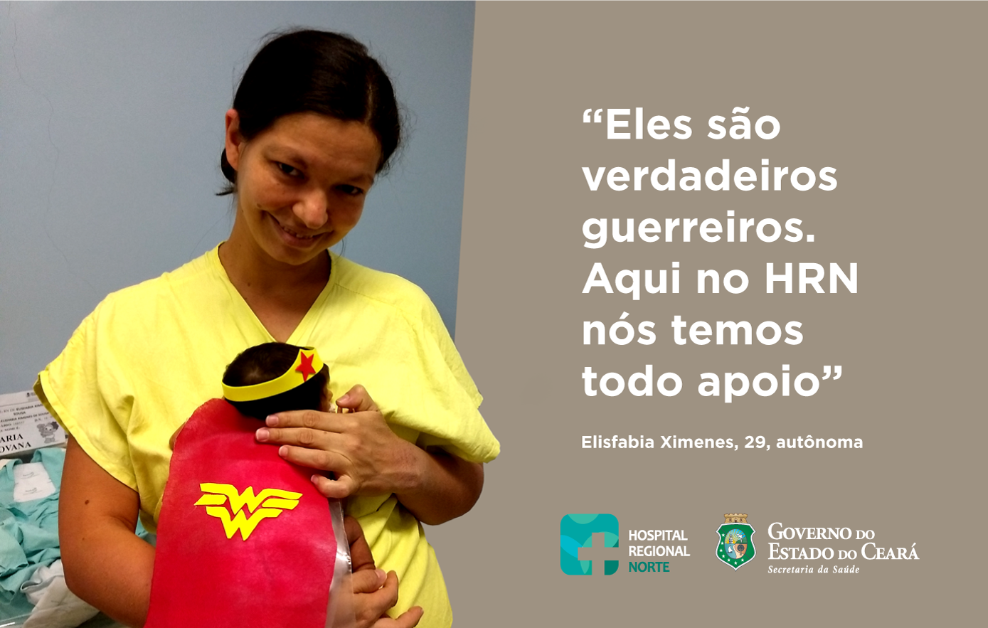 Bebês prematuros viram super-heróis no Hospital Regional Norte