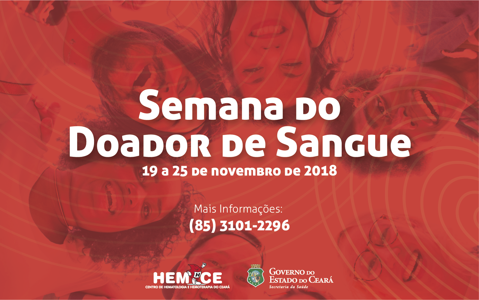 Semana do Doador de Sangue inicia nesta segunda-feira, 19