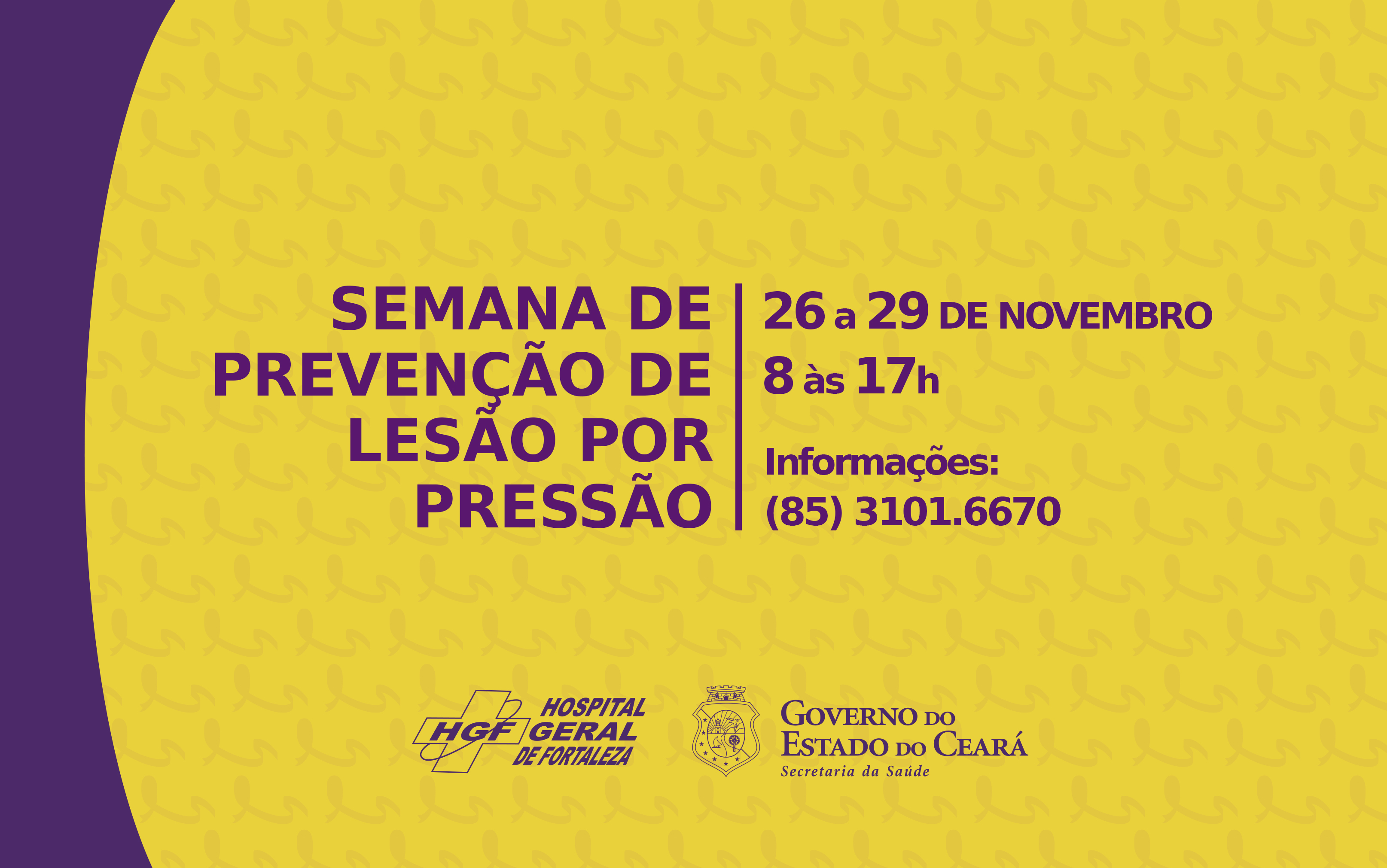 Semana de prevenção à lesão por pressão acontece de 26 a 30 de novembro