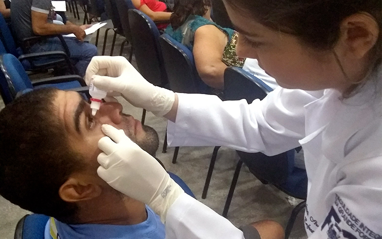 Cem pacientes são atendidos no mutirão do olho