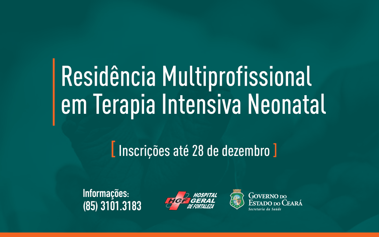 HGF inscreve para residência multiprofissional em UTI neonatal
