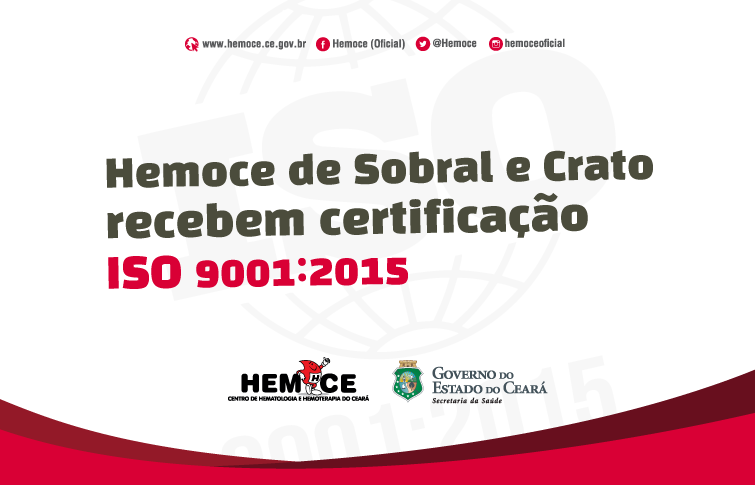 Hemocentros Regionais do Ceará recebem certificação internacional