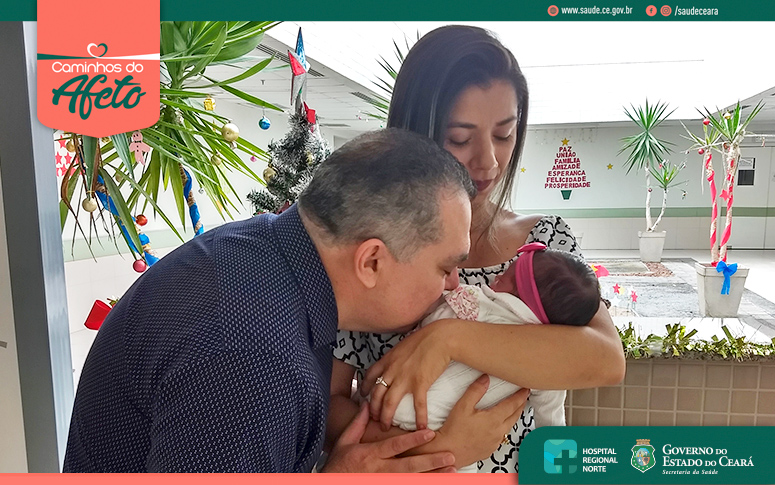 Casal se conhece no Hospital Regional Norte e vive história de amor