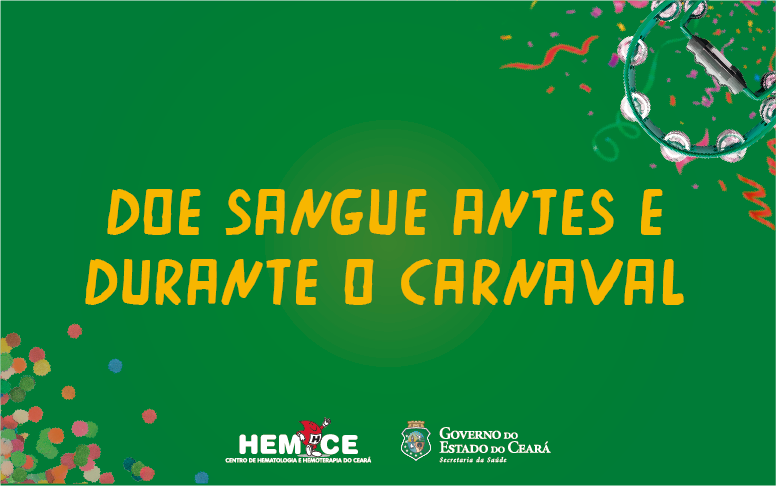 Voluntários podem doar sangue antes e durante feriado de carnaval
