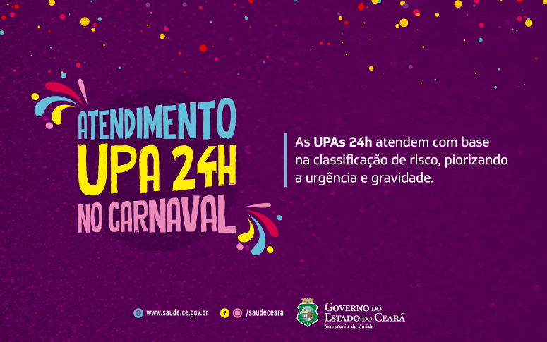 Urgência e emergência funcionam normalmente no carnaval