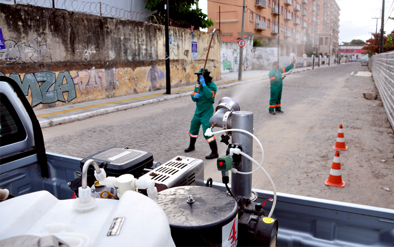Fumacê começa a pulverizar em Fortaleza