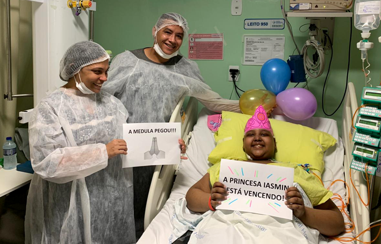 Após transplante de medula óssea,  paciente agradece pela vida