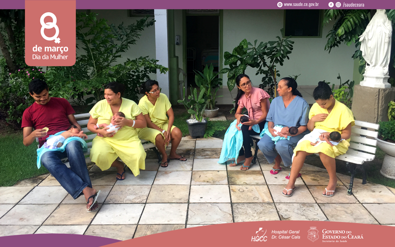 No banho de sol, mães fortalecem vínculo e ajudam na recuperação de bebês no HGCC