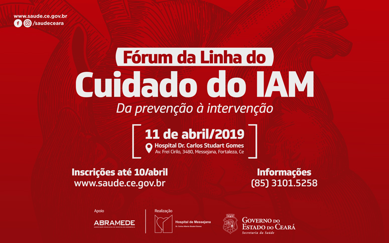 Saúde inscreve para fórum sobre infarto agudo do miocárdio