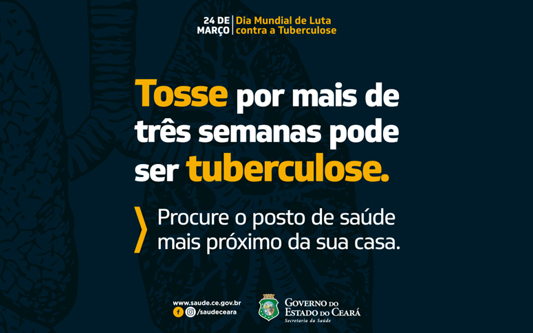 Semana de Prevenção à Tuberculose inicia nesta sexta, dia 22
