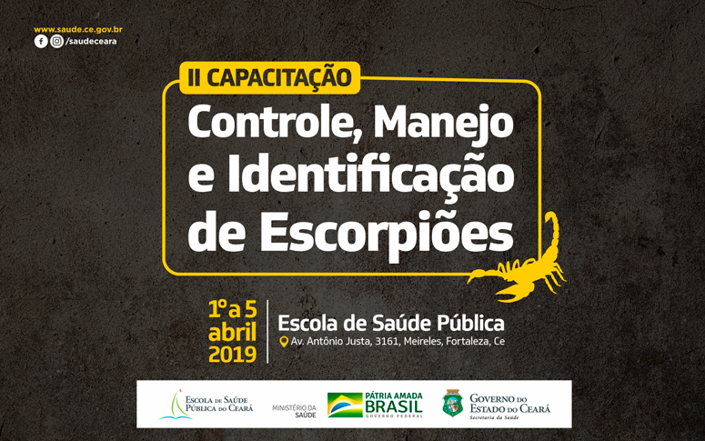 Sesa capacita coordenadores de endemias em controle de escorpiões