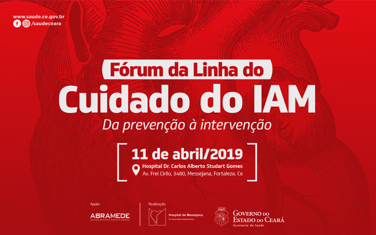 Fórum sobre infarto agudo será nesta quinta-feira, dia 11