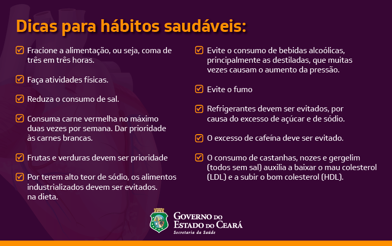 Bons hábitos contribuem para a prevenção e controle da hipertensão arterial