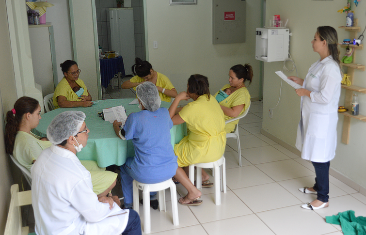 Terapias favorecem mães da Unidade Canguru