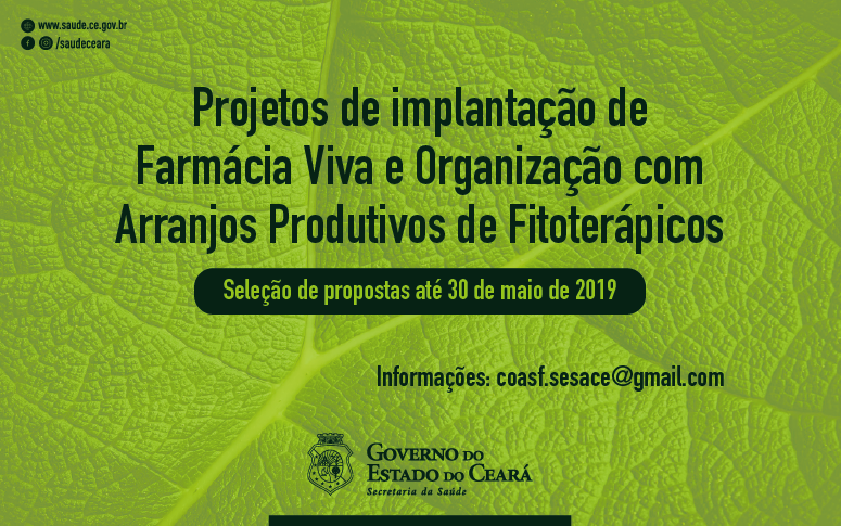 Farmácias Vivas seleciona projetos