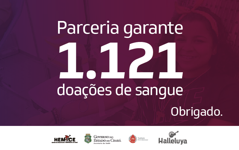 Doações de sangue no Halleluya superam meta em 12%