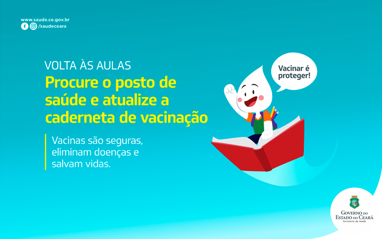 Volta às aulas é oportunidade para atualizar caderneta vacinal