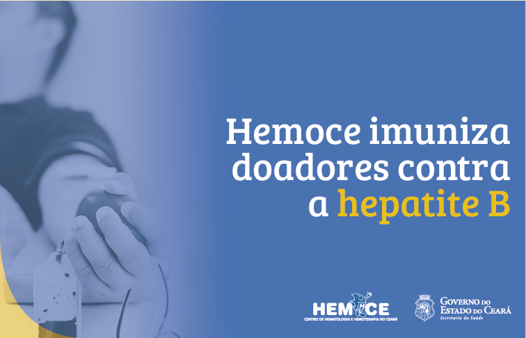Hemoce teve aumento de 70% na imunização dos doadores contra hepatite B