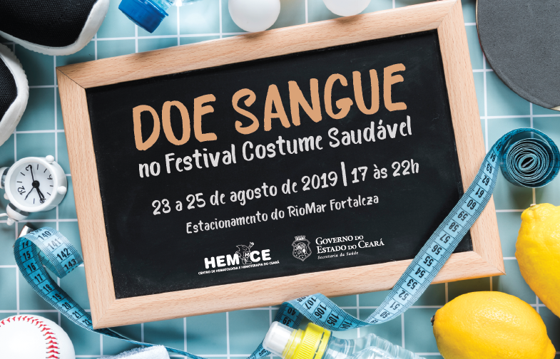 Doe Sangue no Festival Costume Saudável