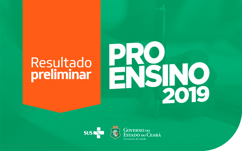 Sesa divulga o resultado preliminar do Proensino