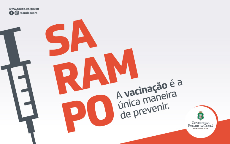 Secretaria da Saúde do Ceará atualiza boletim epidemiológico de sarampo