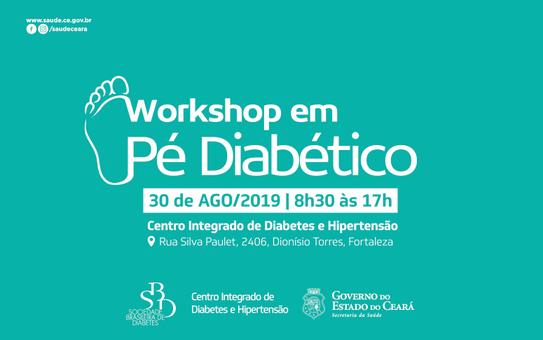 Pé diabético é tema de workshop nesta sexta, 30