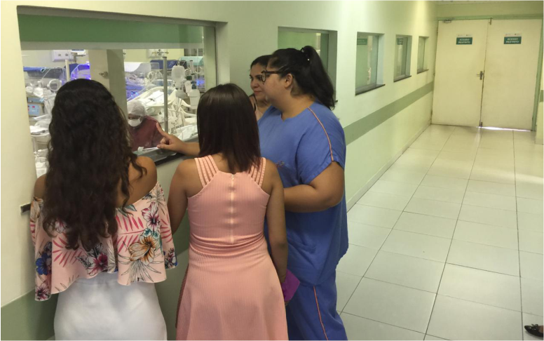 Gestantes conhecem maternidade e serviços do hospital