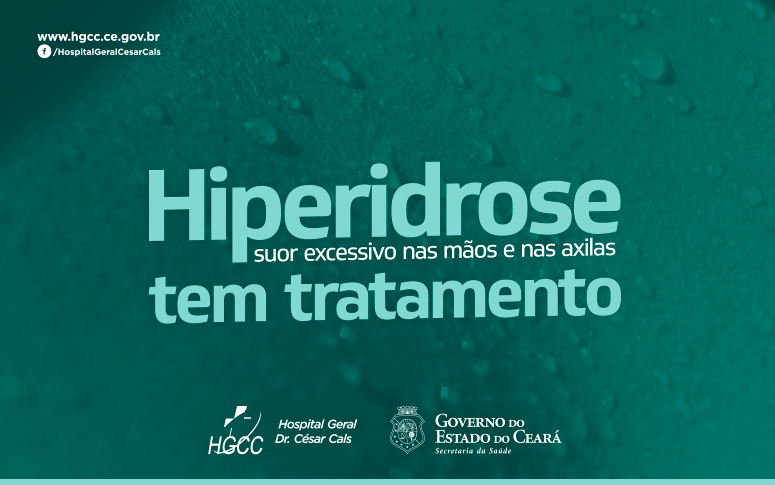 HGCC participa de estudo nacional sobre tratamento de suor excessivo