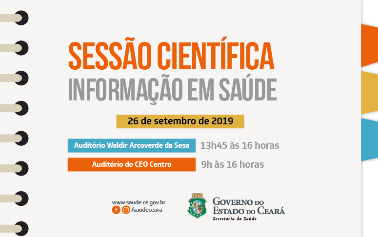 Sesa promove sessões científicas nesta quinta-feira, 26